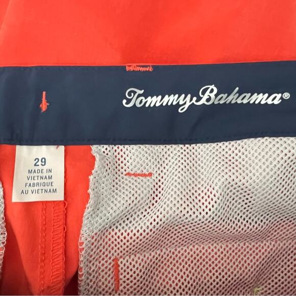 NWT Tommy Bahama Cayman Isles IslandZone Cargo Shorts Orange sz 29 Vacation $110 - Picture 9 of 10